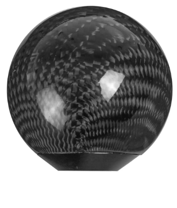 Picture of Shift Knob Black Red Carbon Fiber - Black